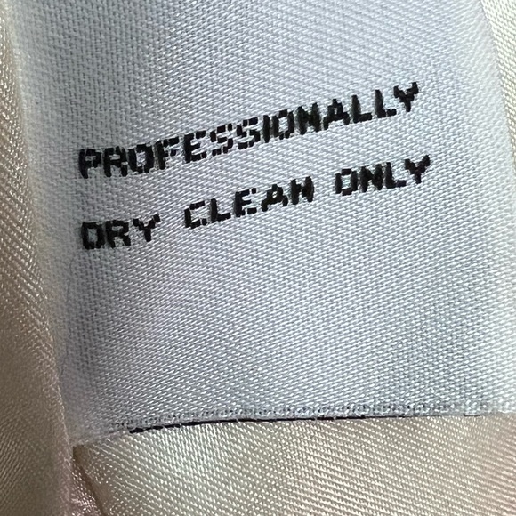 Kenneth Cole Cream Wool Trench Coat women’s 12 - Picture 9 of 9